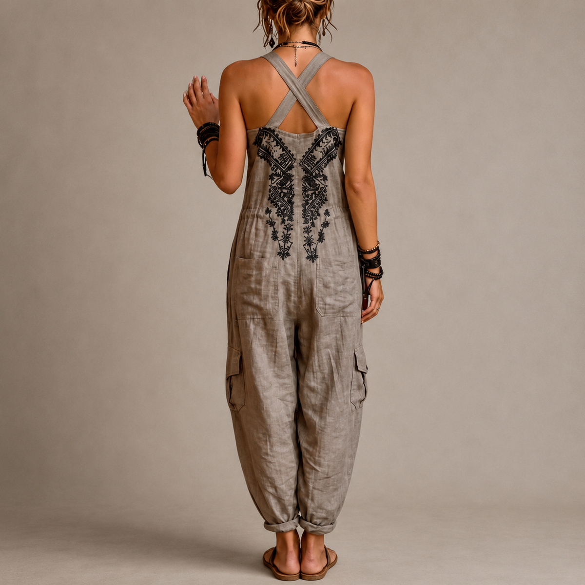 Wren | Tuta Salopette Boho Dalla Vestibilità Harem