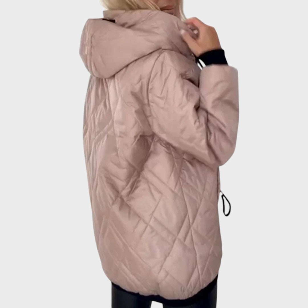 Paola | Giacca Trapuntata con Cappuccio e Zip