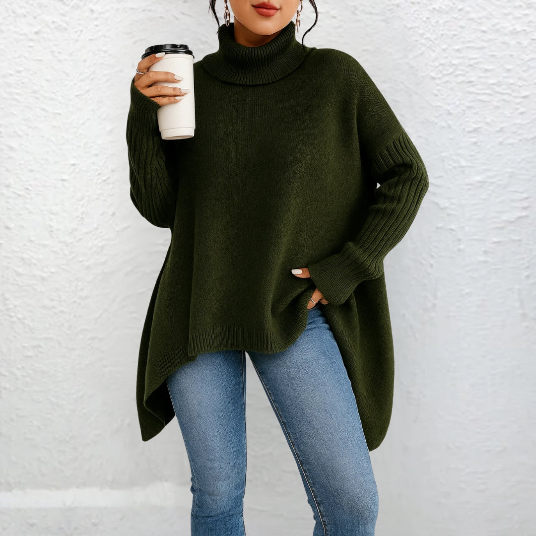 Valentina | Maglione Casual a Collo Alto