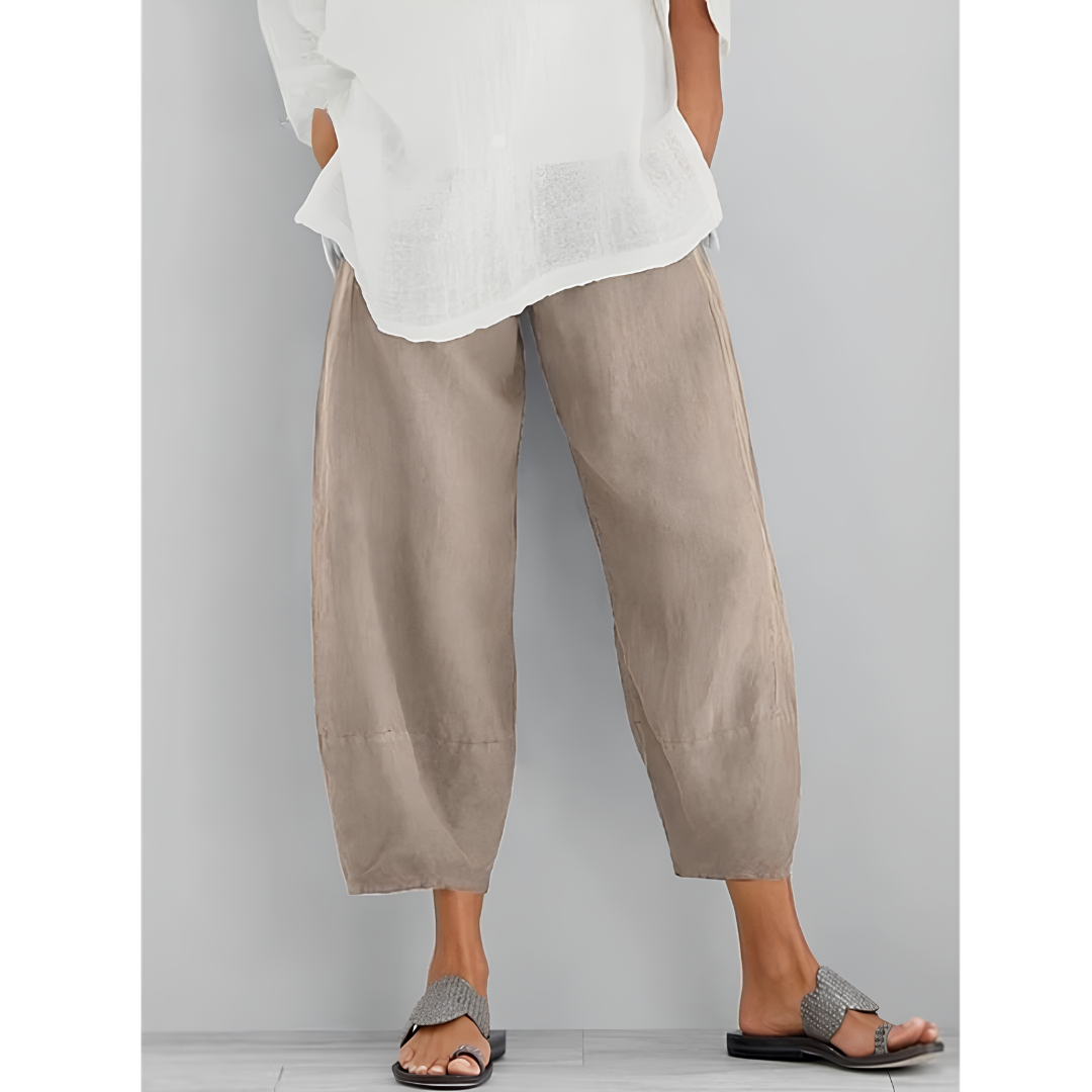 Eleonora | Pantaloni Comodi dalla Linea Fluida