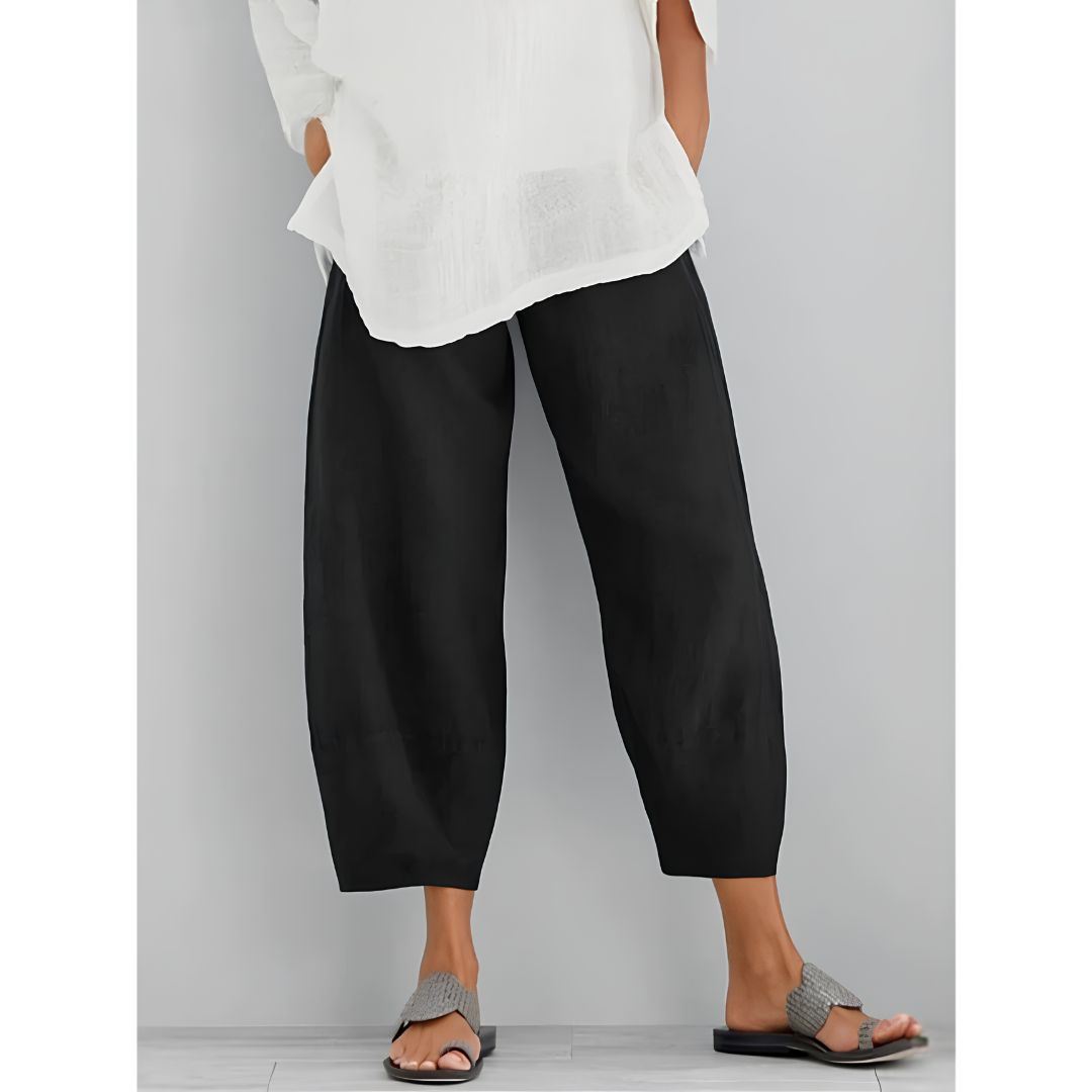 Eleonora | Pantaloni Comodi dalla Linea Fluida