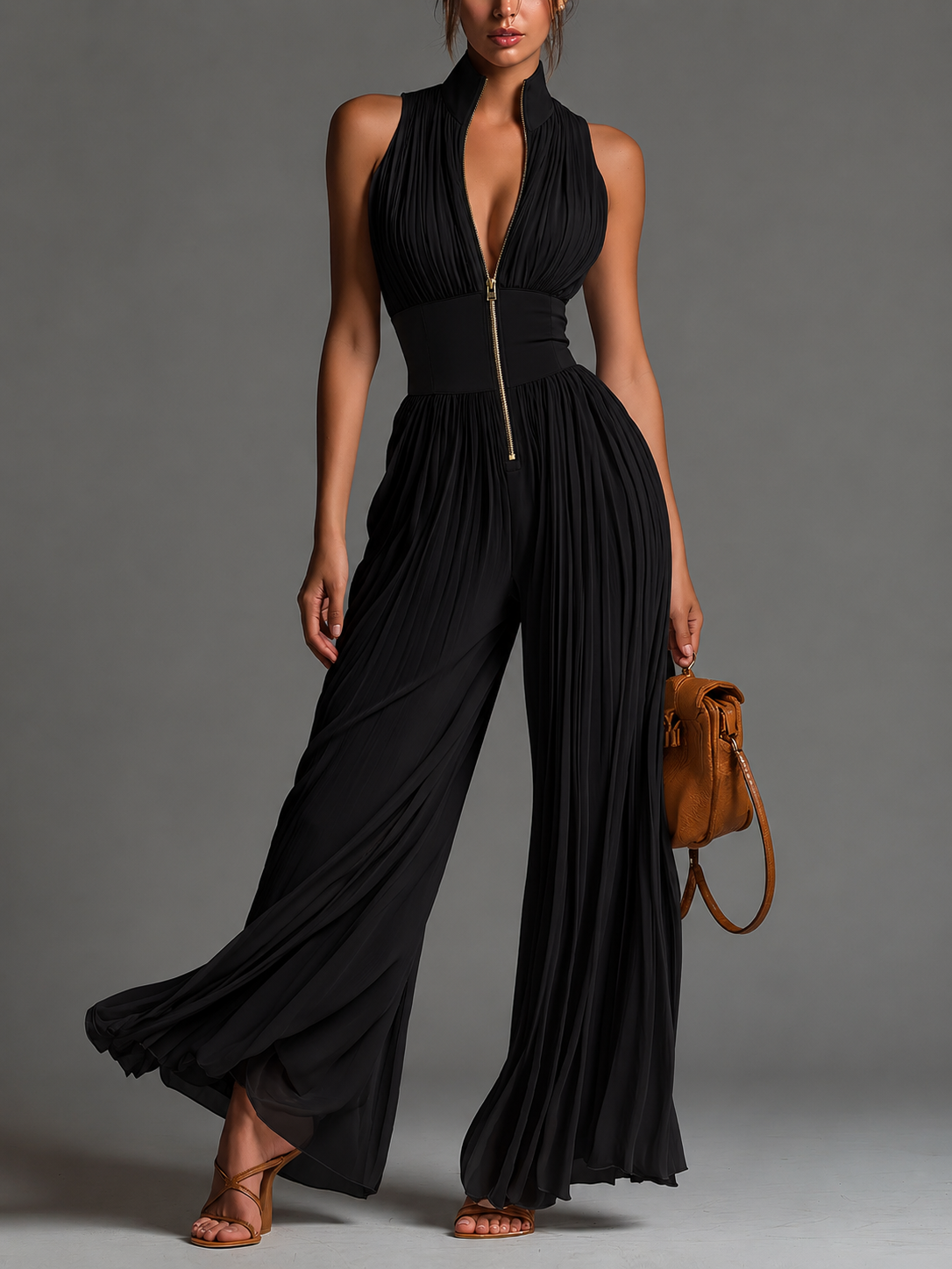 Esmeralda | Mono Plisado Elegante