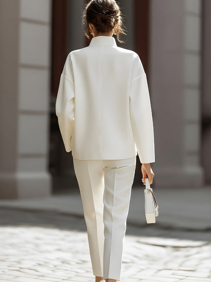 Claudia | Completo Camicia Oversize e Pantaloni Sartoriali