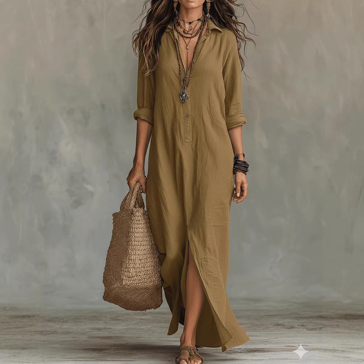 Willow | Abito Maxi Disinvolto Dalla Silhouette Valorizzante Per Un Uso Quotidiano Versatile