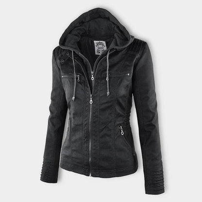 Flavia | Giacca in Pelle Robusta ed Elegante
