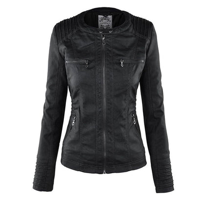 Flavia | Giacca in Pelle Robusta ed Elegante
