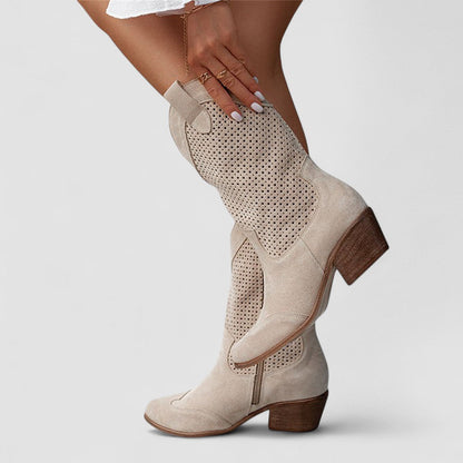 Quinn | Stivali Western Traforati