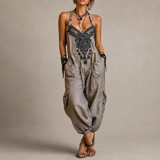 Wren | Tuta Salopette Boho Dalla Vestibilità Harem