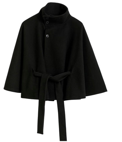 Antonella | Giacca Mantella con Collo Alto
