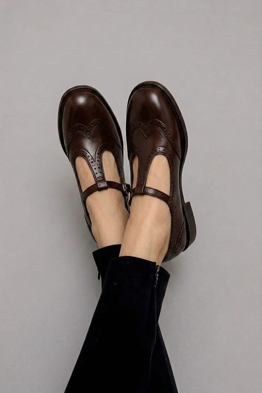 Sarah | Eleganti Mary Jane con Cinturino a T