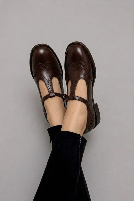 Sarah | Eleganti Mary Jane con Cinturino a T