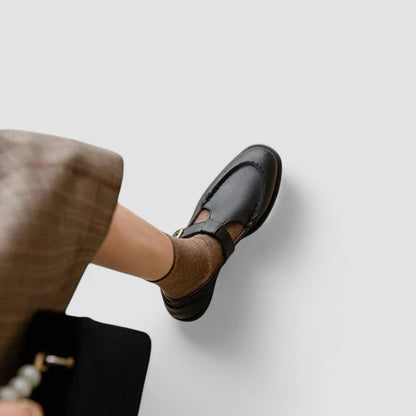 Lucia | Scarpe Mary Jane con Punta Quadrata