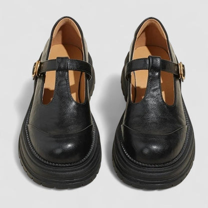Isabella | Scarpe Salomé con Suola Carrarmato