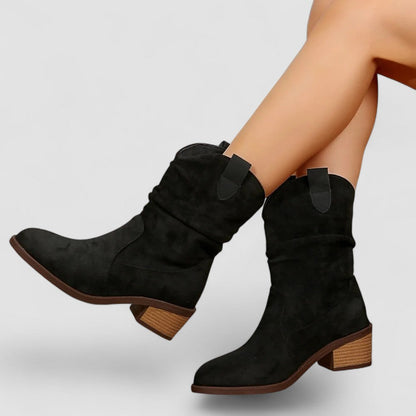 Cleo | Stivaletti Western Arricciati