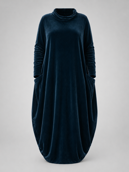 Elena | Abito Maxi in Velluto