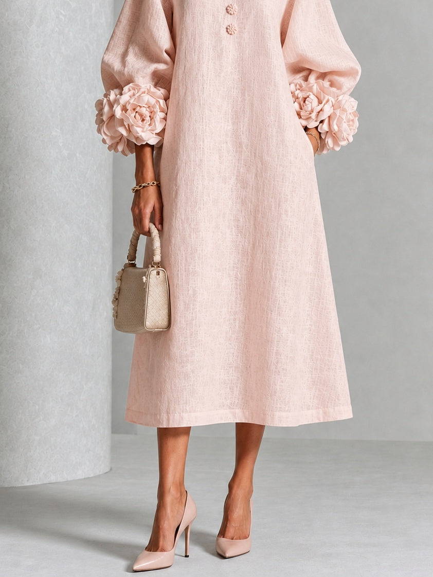 Liliana | Abito Midi Floreale Elegante