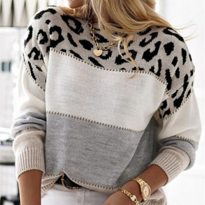 Fabiana | Maglione Donna con Stampa Leopardata