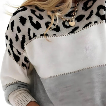Fabiana | Maglione Donna con Stampa Leopardata
