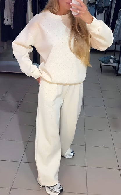 Stefania | Completo Due Pezzi con Strass