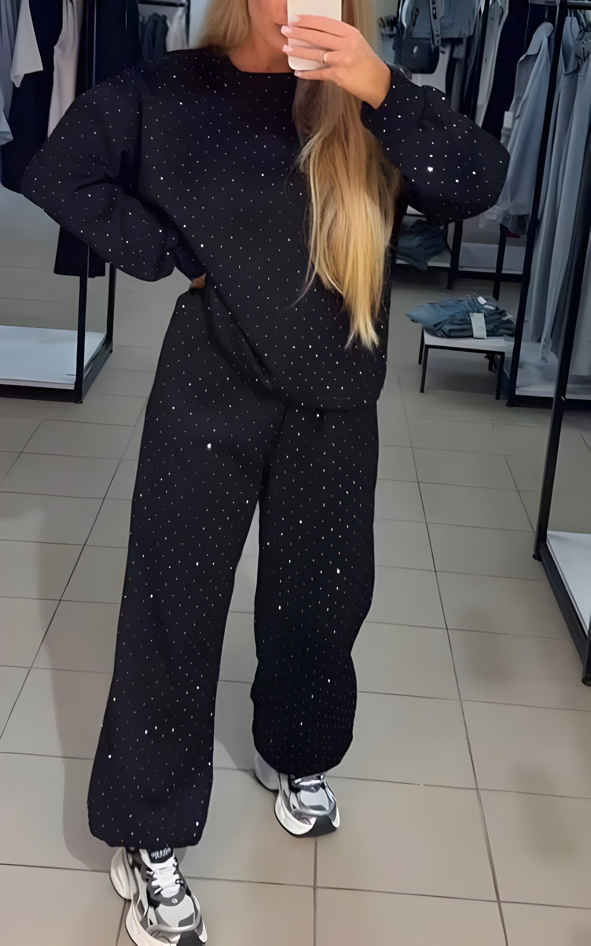 Stefania | Completo Due Pezzi con Strass