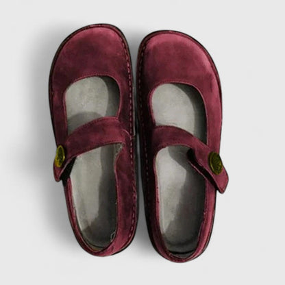 Monica | Scarpe Mary Jane in Pelle Patinata