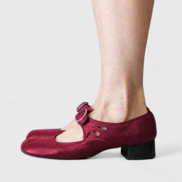 Marissa | Scarpe per Bambini Retro a Fibbia Rotonda Léa