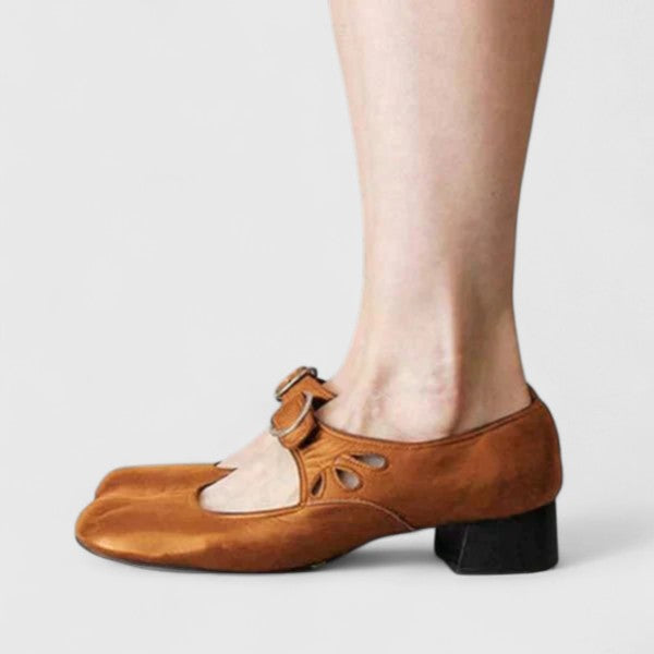 Marissa | Scarpe per Bambini Retro a Fibbia Rotonda Léa