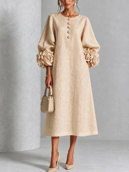 Liliana | Abito Midi Floreale Elegante