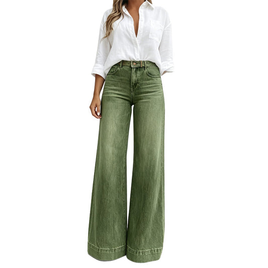 Lucia | Jeans Gamba Larga Effetto Allungante
