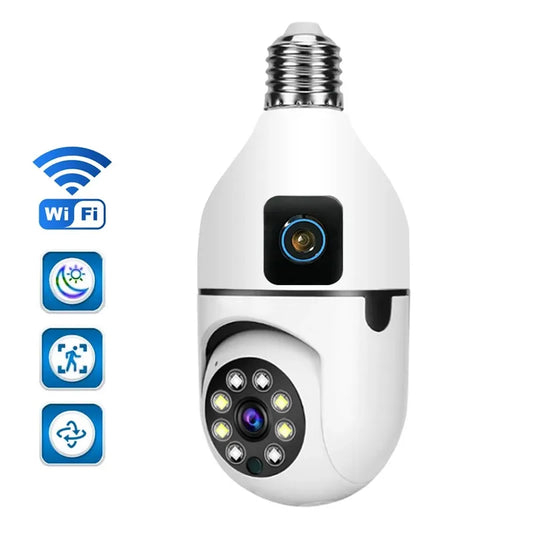 🛡️ Cámara de Seguridad Inteligente Tipo Bombillo